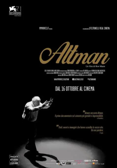 《奥尔特曼》深度解析：传奇导演的艺术人生与电影哲学，不容错过的经典纪录片！